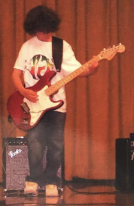 Young Bryan at his first concert