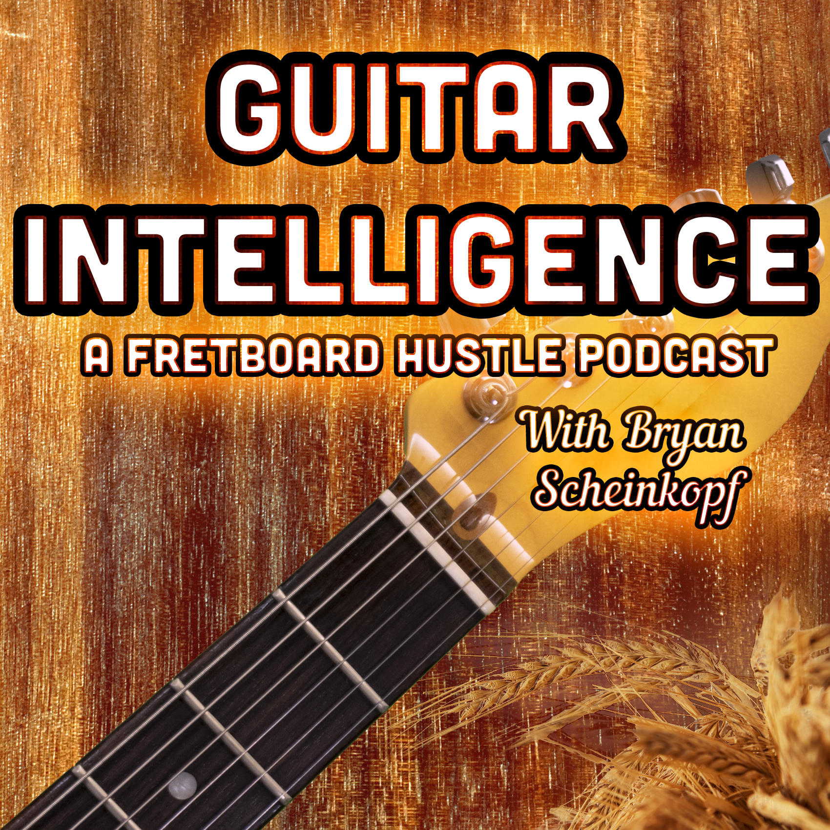 Guitar Intelligence Podcast Cover - A fretboard Intelligence Podcast With Bryan Scheinkopf